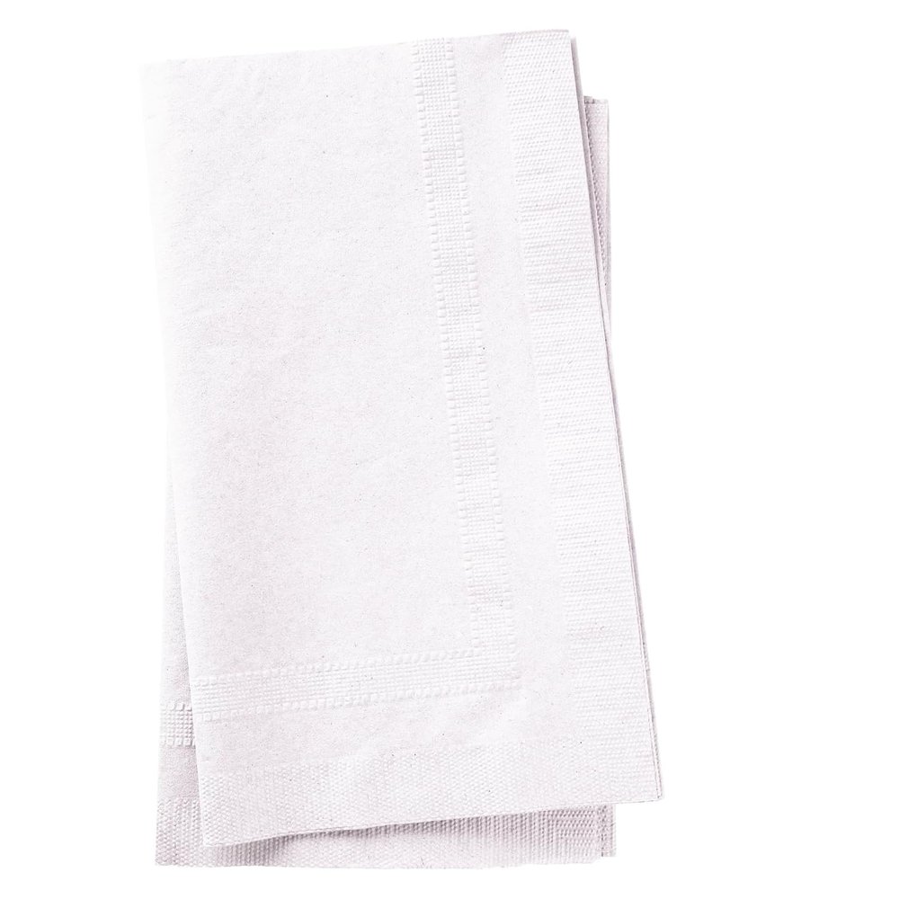 2 Ply Premium Dinner Napkin 1/8 Fold (Package of 100ct) 15" x 17"