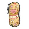 OPSREY Delicious Sweet Ramen printed Glasses Case Portable Zip Storage Case Neutral Sunglasses Soft Case view 1