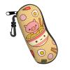 OPSREY Delicious Sweet Ramen printed Glasses Case Portable Zip Storage Case Neutral Sunglasses Soft Case view 2