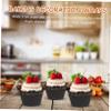 HEMOTON 72 Pcs Hollow Paper Cup Cake Wrap Baking Cups Cupcake Liners Cake Ornament Cupcake Baking Mini Cupcake Liner Mini Paper Cups Mini Muffin Hollow-Out Wrapper Halloween Party Supplies view 3