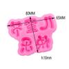 Children's Day 61 Theme Mould Cake Decoration Sugar Chocolate Lollipop Silicone Mould (A258) view 2