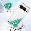 Compatible with Google Pixel 8 Pro Case, Liquid Flowing Case Anti Fall Proof Soft TPU Bumper Cover for Google Pixel 8 Pro, Green Love view 2