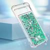 Compatible with Google Pixel 8 Pro Case, Liquid Flowing Case Anti Fall Proof Soft TPU Bumper Cover for Google Pixel 8 Pro, Green Love view 4