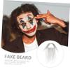 FRCOLOR Realistic Beard Cosplay Fake Mustache Costume Prop for Halloween Carnival Party Faux Beard Diy Decor for Stage Performance Photo Props view 2