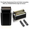 2 Razor Blades and Blades Replacement Compatible with Metal Blades Replacement for Babylisspro Dual FXFS2 Razor (Black 2 Blades) view 2