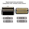 2 Razor Blades and Blades Replacement Compatible with Metal Blades Replacement for Babylisspro Dual FXFS2 Razor (Black 2 Blades) view 4