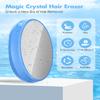 Crystal Hair Eraser for Women and Men, Reusable Crystal Hair Remover - Portable Magic Hair Removal Device - Painless Solution for Back, Arms, and Legs (Blue) view 2