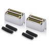 2 Razor Blades and Blades Replacement Compatible with Babylisspro Dual FXFS2 Razor Metal Blade Replacement (Silver 2 Blades) view 1