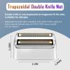 2 Razor Blades and Blades Replacement Compatible with Babylisspro Dual FXFS2 Razor Metal Blade Replacement (Silver 2 Blades) view 2