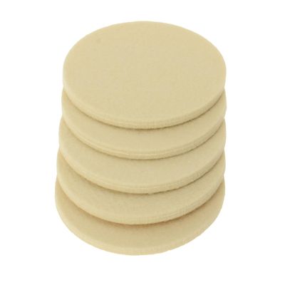foodis Crepes Maker Accessories Set of 5 Replacement Pads for Crepe Oiler - Crepes Stamp Pads for Oiling and Cleaning - Crepes Machine Accessories