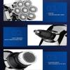 Electric Razor for Men's, 6 In1 Men's 7D Electric Shaver Beard Trimmer for Bald LED Display Wet & Dry Waterproof Shaver Multifunctional Razor Grooming Kit view 2