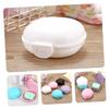 Cabilock 5pcs Leakproof Soap Boxes Container for Travel Bathroom Camping Leakproof Soap Holder Lid Bar Soap Storage Box view 3