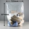 100 x Clear 90L Heavy-Duty (40 Micron / 160) 100% Recycled Alina Coloured Refuse Sack/Polythene Dustbin Liner/Plastic Bin Bag / 90 Litre Garbage Bag view 2