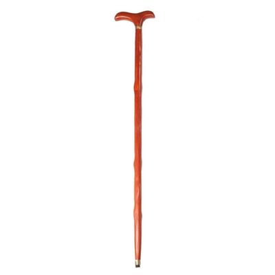 NATWEE Wooden Cane Faucet Crutches Redwood Wenge Seniors Non-Slip Stick Walking Sticks Wooden Walker,WengeC It's so kind of you