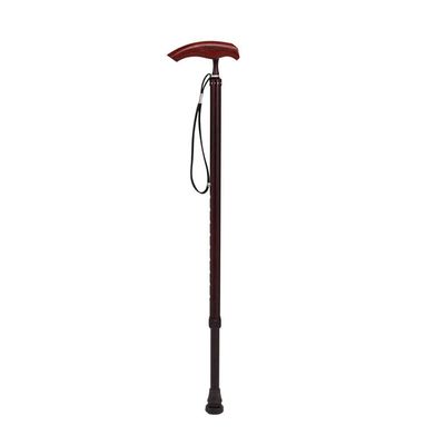 NATWEE Canes Crutch Aluminum Alloy Anti-Skid Stick Hiking Poletele scopic Sticks One-Legged Walking Stick with Red Rosewood T-Handle,Burgundy It's so kind of you