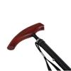 NATWEE Canes Crutch Aluminum Alloy Anti-Skid Stick Hiking Poletele scopic Sticks One-Legged Walking Stick with Red Rosewood T-Handle,Burgundy It's so kind of you view 2