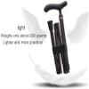 Adjustable Carbon Fiber Crutch Solid Wood Folding Cane Walking Stick for Senior Men Gentleman Mountaineering Cane Gift Box Parent's Gift It's so kind of you view 3
