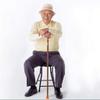 NATWEE Old Man's Walking Stick The Walking Stick of The Whole Solid Wood Round Head Grip Ideal for Men or Women with Active Outdoor Lifesty It's so kind of you view 2