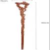 NATWEE Crutch Wooden Pear Wood Cane Engravable Head Handle Walking Stick High-End Walking Cane Suitable Gift for The Elderly,93 * 12cm crutch-11.19 Ideal for Men It's so kind of you view 2