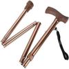 NATWEE Adjustable Cane Walking Stick, Portable Blind Walking Stick, Bronze Safety Hiking Mountaining for Blind Elderly Parent's Gift It's so kind of you view 1