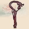NATWEE Crutch Wooden Walking Stick Sticks Solid Wood Old Wooden Stick Mahogany Cane Cherry Hand-Carved Men/Women/Grandma/Grandpa Ideal for Men or Women with Act It's so kind of you view 1