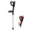 10 Levels of Height Adjustable Forearm Crutches,Crutches for Walking with Arm Support,Crutches for Adults with Rubber Handles,Comfortable Grip and Wear-Resistant,Medical Mobility Accessories It's so