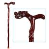 NATWEE Wooden Cane Faucet Walking Stick Redwood Old Man Crutches Wood Carving Birthday Gifts Non-Slip Sticks,H It's so kind of you view 1
