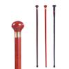 NATWEE Wooden Cane Round Head Solid Wood Old People Non-Slip Crutches Walking Sticks Walking Sticks Walker Gifts,Wenge It's so kind of you view 2