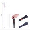 NATWEE Wooden Cane Round Head Solid Wood Old People Non-Slip Crutches Walking Sticks Walking Sticks Walker Gifts,Wenge It's so kind of you view 3