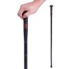 NATWEE Wooden Cane Round Head Solid Wood Old People Non-Slip Crutches Walking Sticks Walking Sticks Walker Gifts,Wenge It's so kind of you view 4