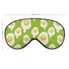 Scrambled Fried Eggs Pattern Sleep Eye Mask for Men Women Teens Kids, Night Sleep Eye Shade Cover & Blindfold, Block Out Light, Soft Comfort for Travel Yoga Nap view 2