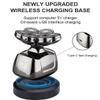 Electric Razor for Men's, 7-blade Electric Shaver for Men Wireless Rechargeable Grooming Kit Waterproof Razor Beard Hair Trimmer USB Bald Shaving Machine view 4
