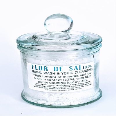 Flor de Sal for Nasal Cleansing and Yoga Rituals 100g
