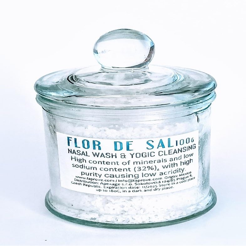 Flor de Sal for Nasal Cleansing and Yoga Rituals 100g