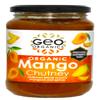Geo Organics Mango Chutney - Delicious Authentic Taste - 370 Grams Jar (Pack 6) view 1