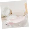 Anneome Cute Ceramic Soap Dish Tray Decorative Soap Holder for Bathroom Countertop Drainage Design Unique and Attractive view 2
