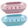WOONEKY 2pcs Bar Soap Holder Soap Serving Tray Kitchen Sink Pp Material Modern Design view 1