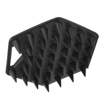 Beard Exfoliating Brush, Beard Scrubber Brush Improves Circulation Sucker for Salon Use (Black)