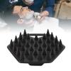 Beard Exfoliating Brush, Beard Scrubber Brush Improves Circulation Sucker for Salon Use (Black) view 2
