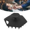Beard Exfoliating Brush, Beard Scrubber Brush Improves Circulation Sucker for Salon Use (Black) view 3