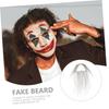 FRCOLOR Fake Beard Cosplay Realistic Mustache Halloween Party Prop for Boys and Girls Costume Artificial Beard and Mustache Decor for Stage Performance view 4