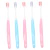 LALAFINA 5pcs Wear-Resistant Orthodontic Toothbrushes Household Tooth Brush for Cleaning Convenient Travel Accessory for Hygiene view 1