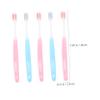 LALAFINA 5pcs Wear-Resistant Orthodontic Toothbrushes Household Tooth Brush for Cleaning Convenient Travel Accessory for Hygiene view 4