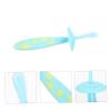 LALAFINA U-Shaped Toothbrush Head for Boys and Girls Boy Girl Non-Slip Tooth Brush Soft Bristles for Teeth Cleaning SkyBlue view 2