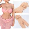 ALZRGORA Silicone Knee-Length Bodysuit C-G Cup for Transgender Cosplay Drag Queen Crossdressers, cream, G view 2