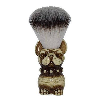 Gsrimgratoe New Men Shaving Brush Resin Handle Bulldog Fiber Hair Moustache Brushes
