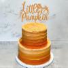 Pumpkin Glitter Little Pumpkin Cake Topper, A Little Pumpkin is on the Way/Sweet Little Pumpkin, Fall Pumpkin Autumn Themed Baby Shower Genger Reveal Party Decorations Supplies view 4