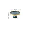 CLoxks Cake Stand Ceramic Dessert Table, Cake Plate, Glass Cover, Commercial Cake Tray, High Foot Plate, Display Stand, Fruit Tray Dessert Stand (Color : C, Size : S) view 2