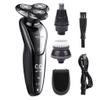 Electric Razor for Men's, 4 in 1 Men's Electric Shaver Beard Trimmer LCD Screen Rechargeable Waterproof Razor Hair Clipper Nose Hair Trimme view 1