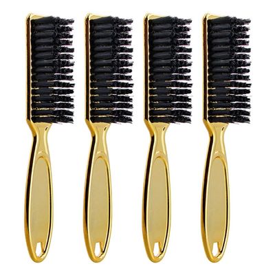 Desikixudy 4Pcs Beard Brush Men's Shaving Brush Old-Fashioned Clean Comb Hair Massage Tool
